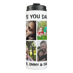 Father's Day or Birthday Gift Love You Daddy Thermal Tumbler