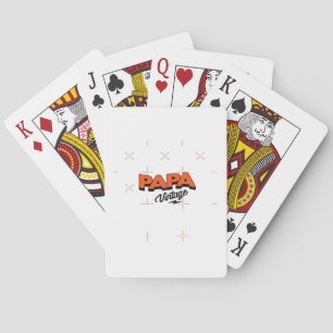 Father's Day or Christmas! A retro gift that will Playing Cards