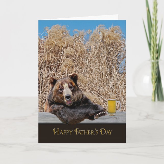 Father's Day Papa Bear Card (Front)
