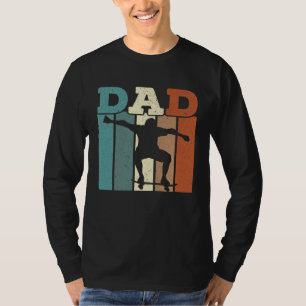 Fathers Day Papa Best Dad Ever Fatherhood Skater D T-Shirt