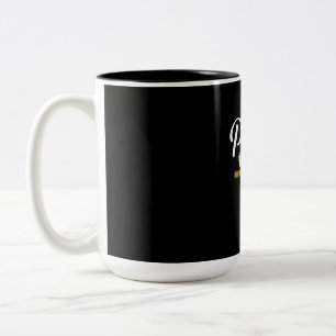 Father's Day Papa Loading 2021 First Time Father Two-Tone Coffee Mug