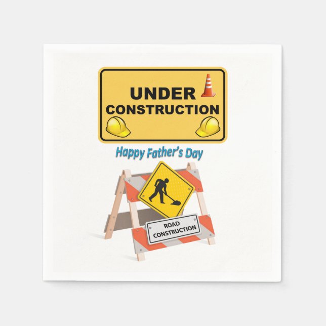 Father's Day Paper Napkins (Front)