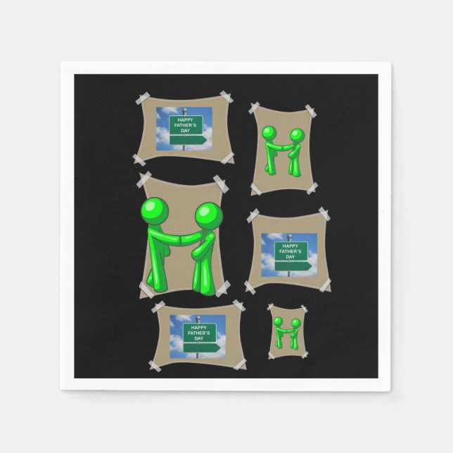 Father's Day Paper Napkins (Front)
