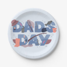 Father's Day Paper Plates