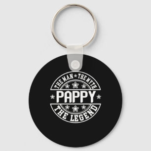 Father's Day   Pappy The Man The Myth The Legend Key Ring