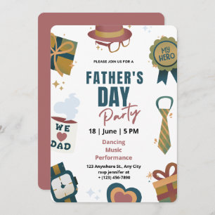 Father's Day Party Invitation