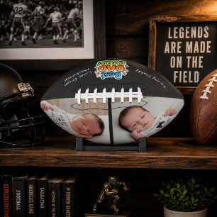 Fathers Day Personalised Photo Best Dad Ever Football
