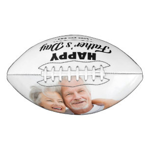 Father's Day Personalize Photo Text Football