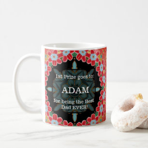 FATHER'S DAY - PERSONALIZED MUG - 1ST PRIZE - RED