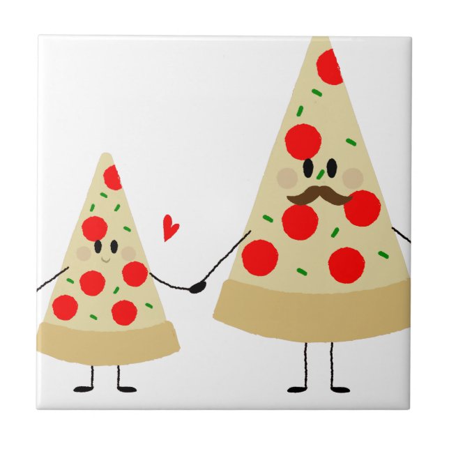 fathers day pizza tile (Front)