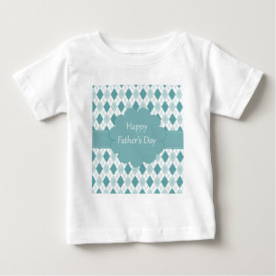 Fathers Day plaid Baby T-Shirt