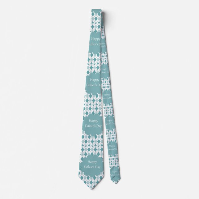 Fathers Day plaid Tie (Front)