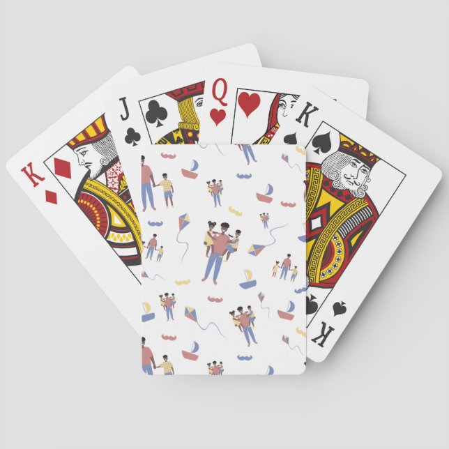 Father's Day Playing Cards (Back)