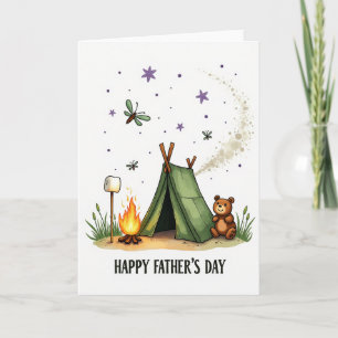 Fathers Day Plush Friend Card