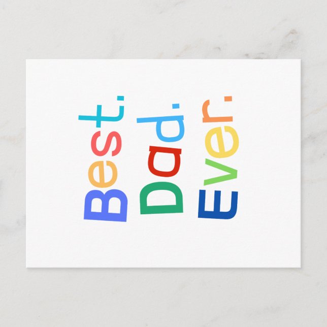 father's day Postcard   (Front)