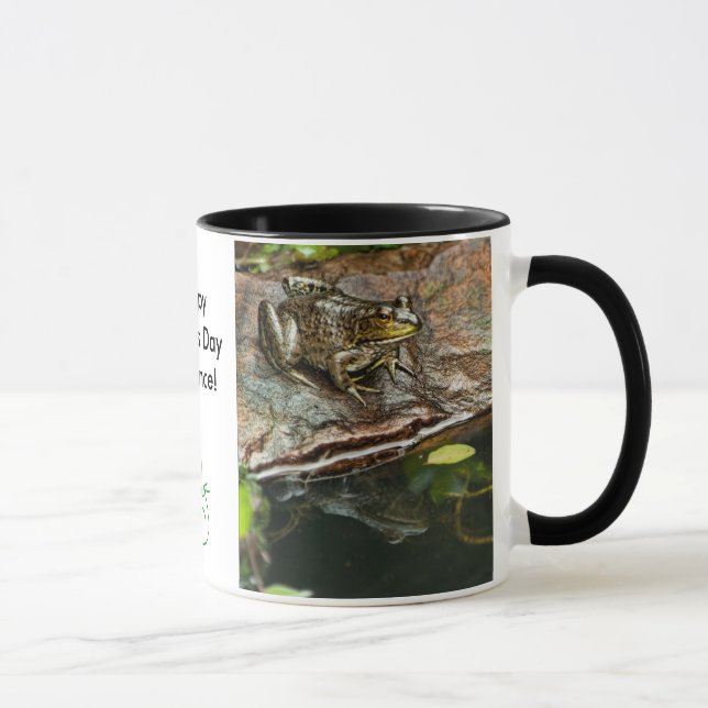 Father's Day Prince Frog Photo with Text Mug (Right)