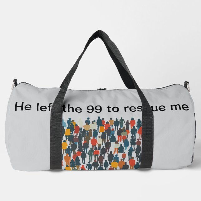 Father's day Print Cut Sew Duffle Bag (Front)