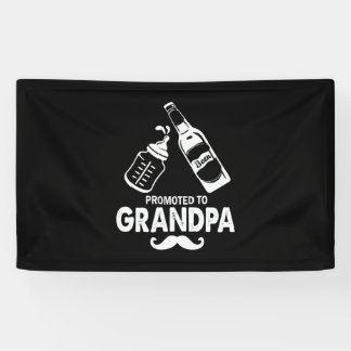 Father's Day Promoted To Grandpa Banner