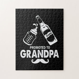 Father's Day Promoted To Grandpa Jigsaw Puzzle
