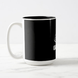 Father's Day Promoted To Grandpa Two-Tone Coffee Mug