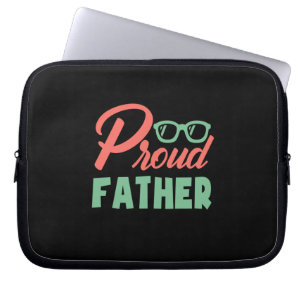 Father's Day Proud Father Laptop Sleeve