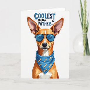 Fathers Day Pup Bandanna Card
