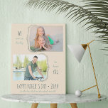 Father's Day Quote Curly Bracket 2 Photo Faux Canvas Print<br><div class="desc">Create your own photo canvas for Father's Day (editable to any occasion). The modern design features 2 of your favourite photos, shaped and framed with decorative curly brackets, skinny font typography and casual handwritten script. The wording reads "WE are so lucky to have YOU" and you can edit this to...</div>