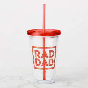 Father's Day - Rad Dad Acrylic Tumbler