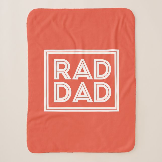 Father's Day - Rad Dad Sherpa Blanket (Front)