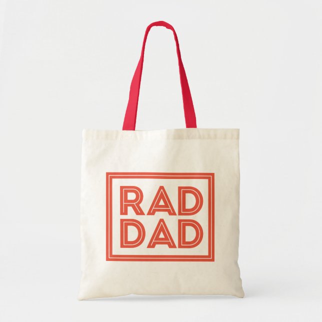 Father's Day - Rad Dad Tote Bag (Front)