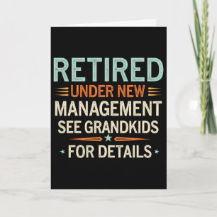 Fathers Day Retired Grandpa Retirement Under New M Card