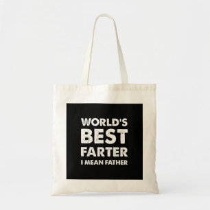 Father's Day Retro Dad World's Best Farter I Mean Tote Bag
