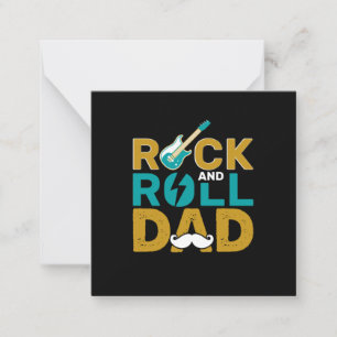 Father's Day Rock And Roll Dad Card