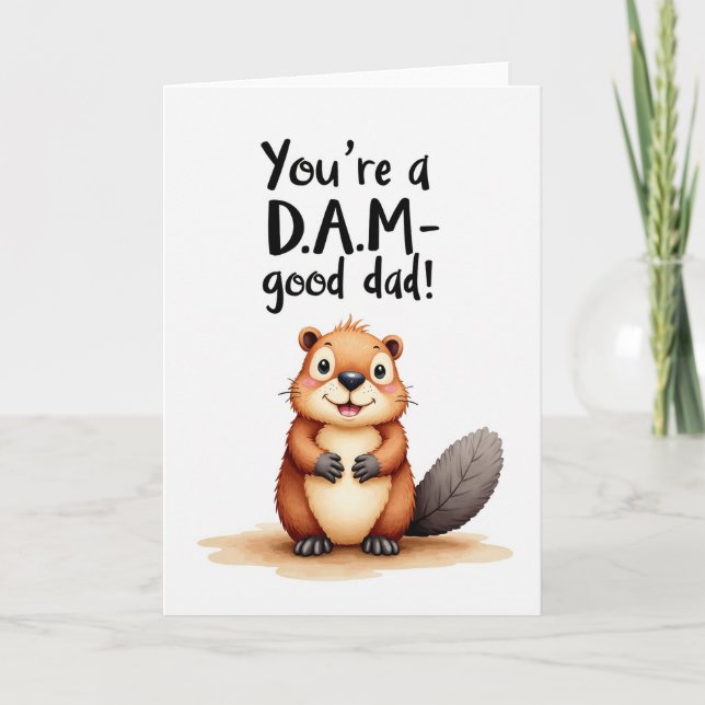 Fathers Day Rodent Friend Card (Front)