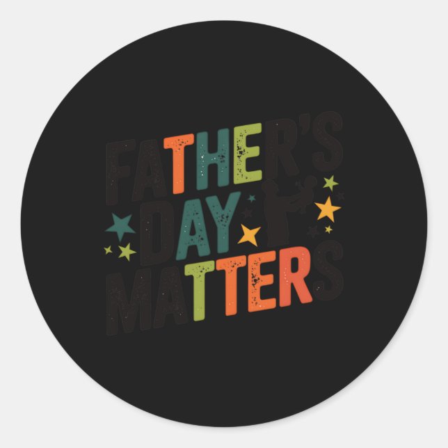 Father's Day S Sticker  (Front)