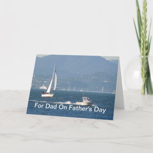 Father's Day Seascape Card (Front)