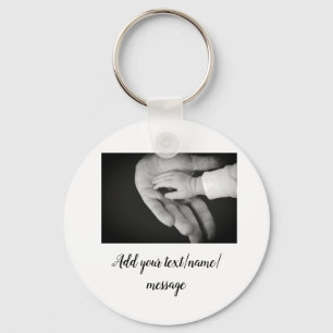 father's day son father dad add photo text dad gif key ring