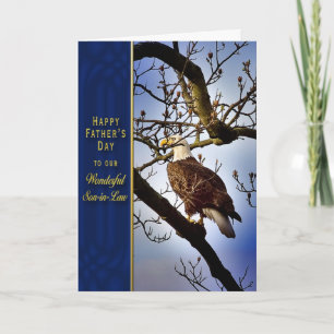 FATHER'S DAY - SON-IN-LAW - BALD EAGLE CARD