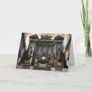 Father's Day - St Sulpice organ Card