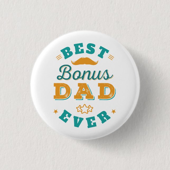 Fathers Day Stepdad Keepsake Novelty 3 Cm Round Badge (Front)
