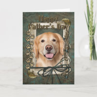 Fathers Day - Stone Paws Golden Retriever - Corona
