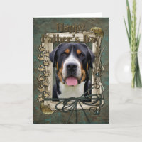 Fathers Day - Stone Paws - Greater Swiss Mountain