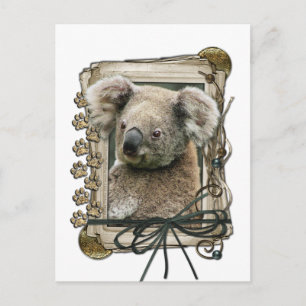 Fathers Day - Stone Paws - Koala Postcard