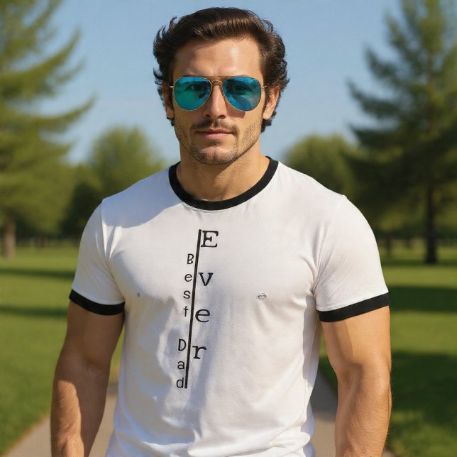 Father's Day Stylish Best Dad Ever T-Shirt (Creator Uploaded)