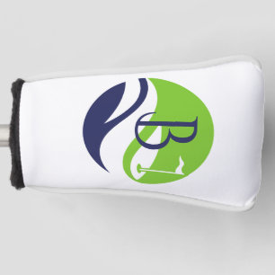 Fathers Day Stylish Golf Fairway Monogram Golf  Head Cover