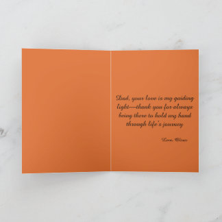 Father's Day Sunset Beach Thank You Card