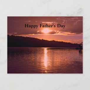 Father's Day Sunset Photograph Postcard