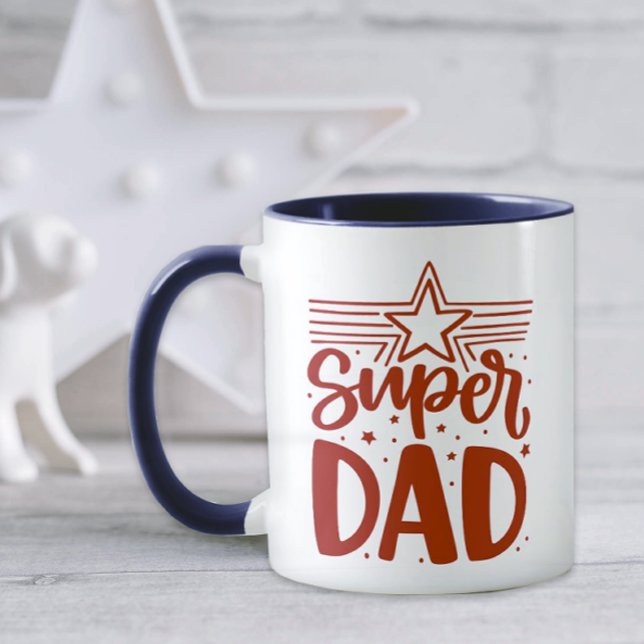 Father's Day Super Dad Mug (Super Dad Coffee Mug)
