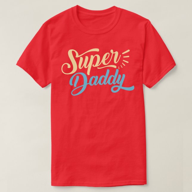 Fathers day super dad T-Shirt (Design Front)