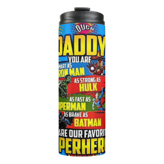 Fathers day - Superdad Thermal Tumbler